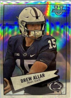 2022 Bowman Chrome University 1952 Drew Allar #52BF-25 card