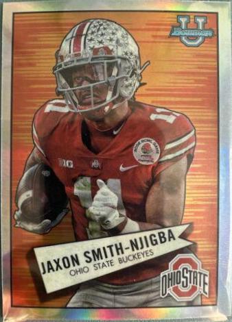 2022 Bowman Chrome University 1952 Jaxon Smith Njigba #52BF-11 card