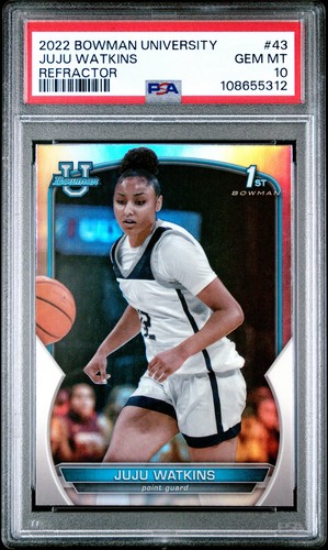 2022 Bowman Chrome University JuJu Watkins [Refractor] #43 card