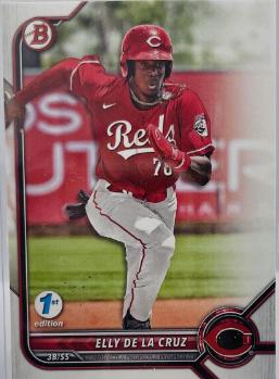 2022 Bowman Draft 1st Edition Elly De La Cruz #BD-80 card