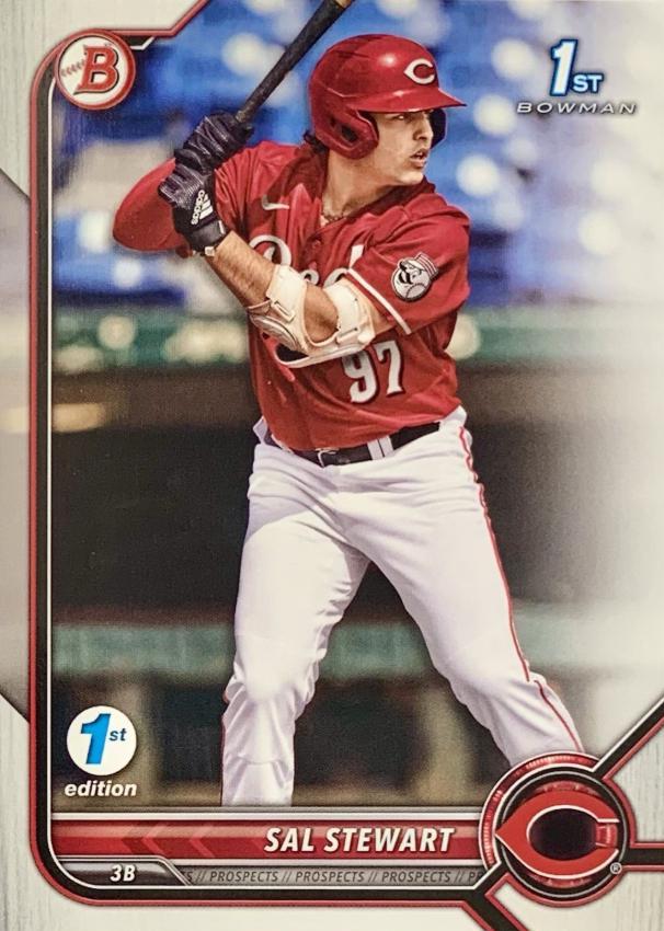 2022 Bowman Draft 1st Edition Sal Stewart #BD-122 card