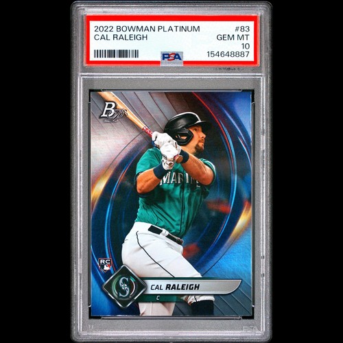 2022 Bowman Platinum Cal Raleigh #83 card