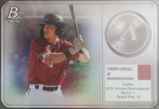 2022 Bowman Platinum Minted in Merit Corbin Carroll #MM-1 card