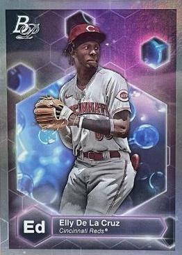 2022 Bowman Platinum Precious Elements Elly De La Cruz #PE-16 card
