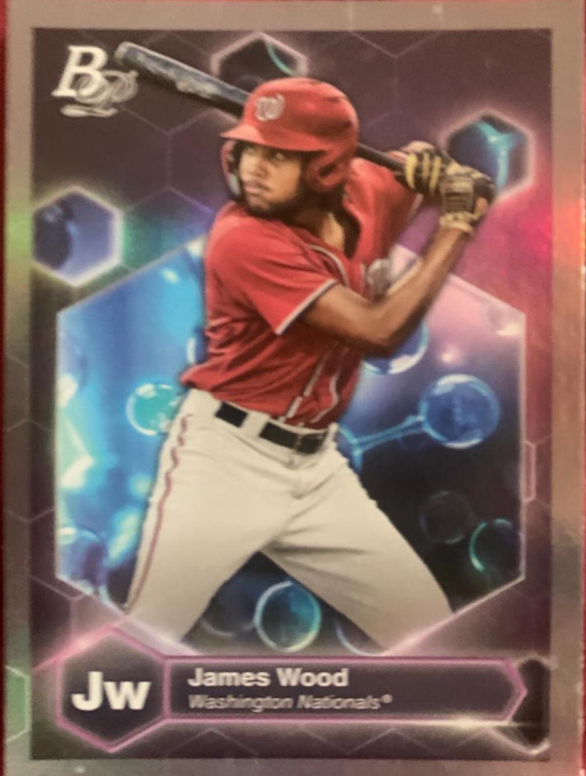 2022 Bowman Platinum Precious Elements James Wood #PE-18 card