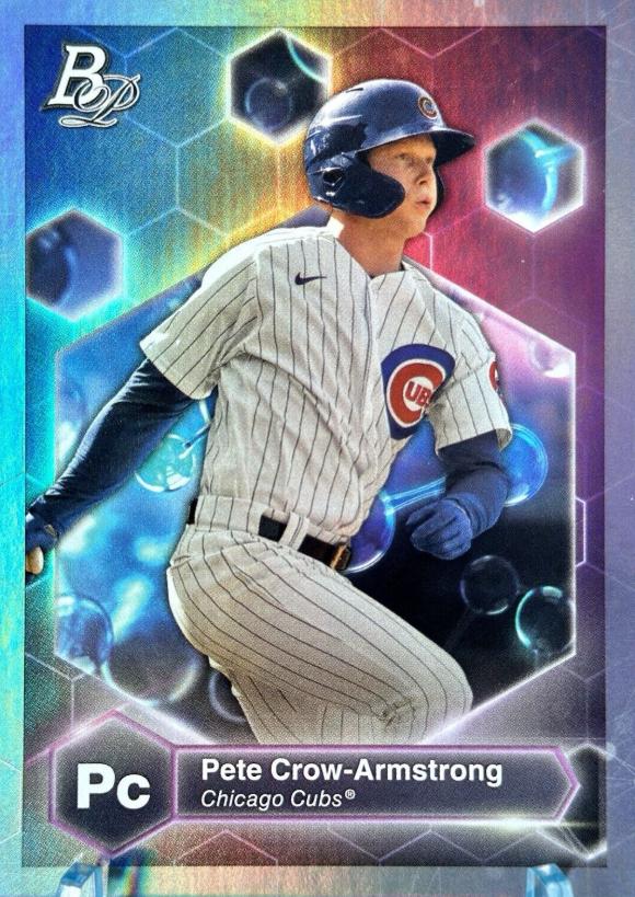 2022 Bowman Platinum Precious Elements Pete Crow-Armstrong #PE-26 card