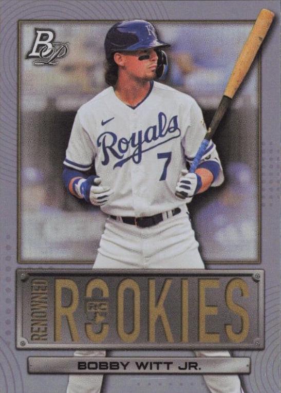 2022 Bowman Platinum Renowned Rookies Bobby Witt Jr. #RR-13 card