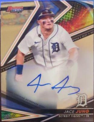 2022 Bowman's Best of Autographs Jace Jung #B22-JJ card