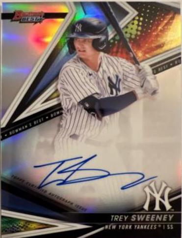 2022 Bowman's Best of Autographs Trey Sweeney [Refractor] #B22-TS card