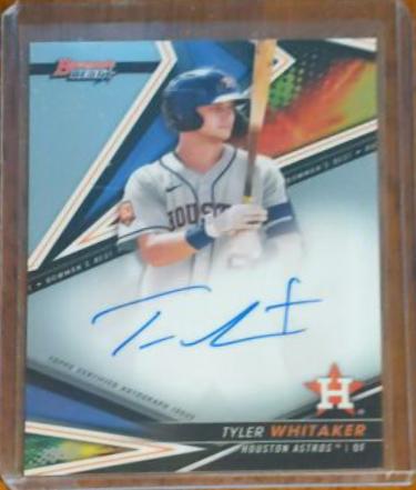 2022 Bowman's Best of Autographs Tyler Whitaker #B22-TW card