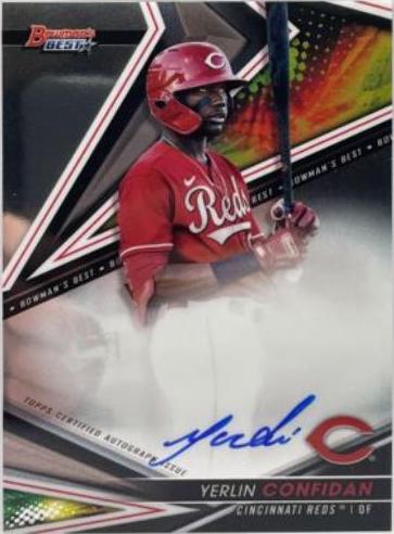 2022 Bowman's Best of Autographs Yerlin Confidan #B22-YC card