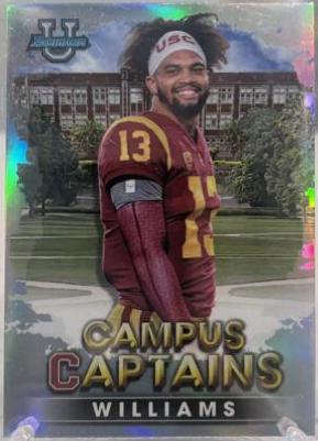 2022 Bowman's Best University Campus Captains Caleb Williams #CC-2 card