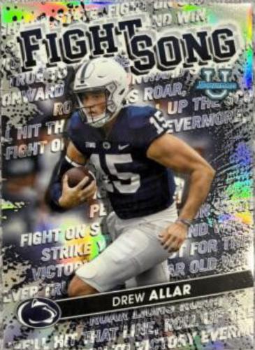 2022 Bowman's Best University Fight Song Drew Allar #FS-2 card