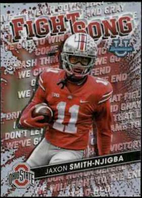 2022 Bowman's Best University Fight Song Jaxon Smith Njigba #FS-12 card
