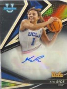 2022 Bowman University Best of Autographs Kiki Rice #BOA-KR card
