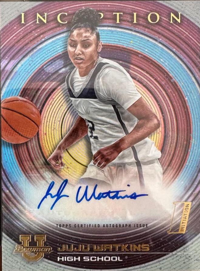 2022 Bowman University Inception Autograph JuJu Watkins #BIA-JWT card