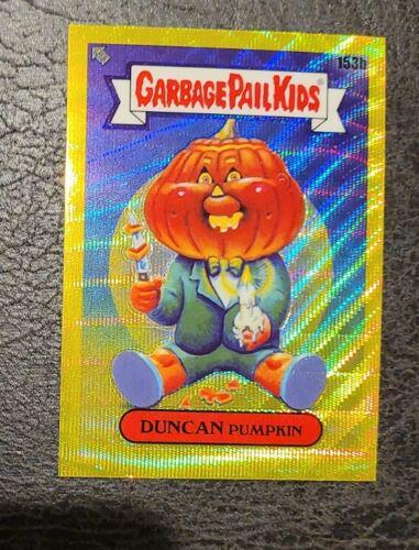 2022 Chrome DUNCAN PUMPKIN [Yellow Wave] #153b card