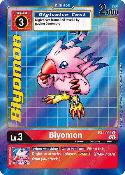 2022 Classic Collection Biyomon [Alternate Art Foil] #EX1-002 card