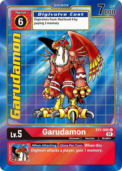 2022 Classic Collection Garudamon [Alternate Art Foil] #EX1-006 card