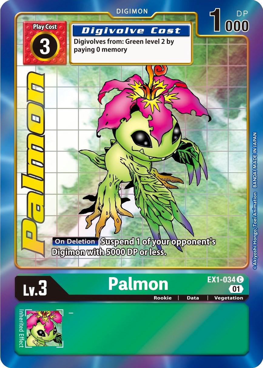 2022 Classic Collection Palmon [Alternate Art Foil] #EX1-034 card