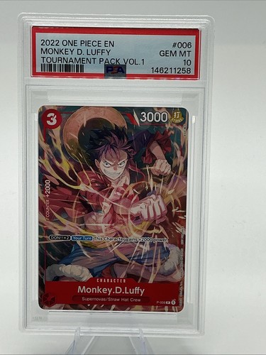 2022 Japanese Promo Monkey.D.Luffy [Tournament] #P-006 card