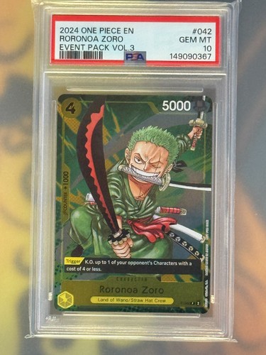 2022 Japanese Promo Roronoa Zoro [Event] #P-042 card