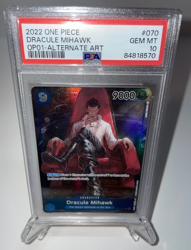 2022 Japanese Romance Dawn Dracule Mihawk [Alternate Art] #OP01-070 card