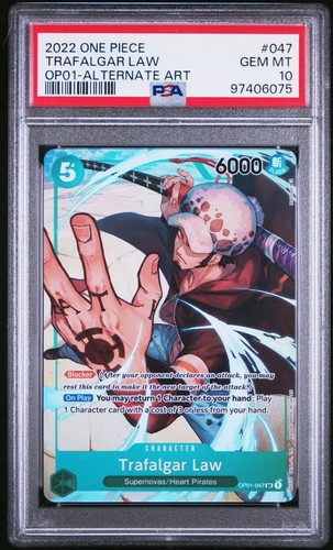 2022 Japanese Romance Dawn Trafalgar Law [Alternate Art] #OP01-047 card