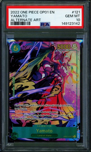 2022 Japanese Romance Dawn Yamato [Alternate Art PRB01] #OP01-121 card
