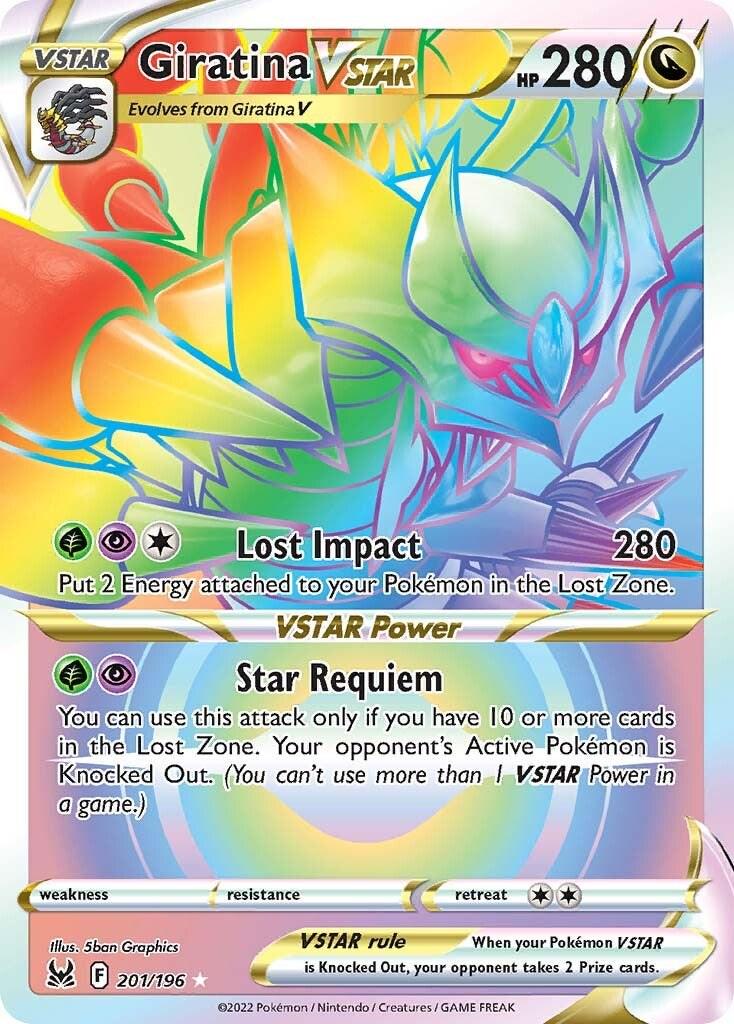 2022 Lost Origin Giratina VSTAR #201 card