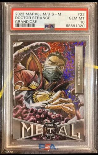 2022 Metal Universe Spider-Man Doctor Strange [Grandiose] #23 card