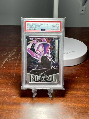 2022 Metal Universe Spider-Man Ghost-Spider [Grandiose] #28 card