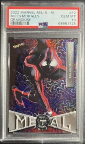 2022 Metal Universe Spider-Man Miles Morales [Grandiose] #52 card