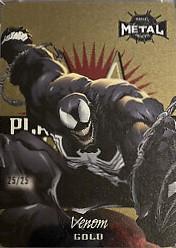 2022 Metal Universe Spider-Man Planet Metal Venom [Gold] #16 card