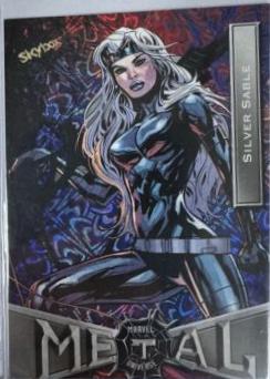 2022 Metal Universe Spider-Man Silver Sable [Grandiose] #81 card