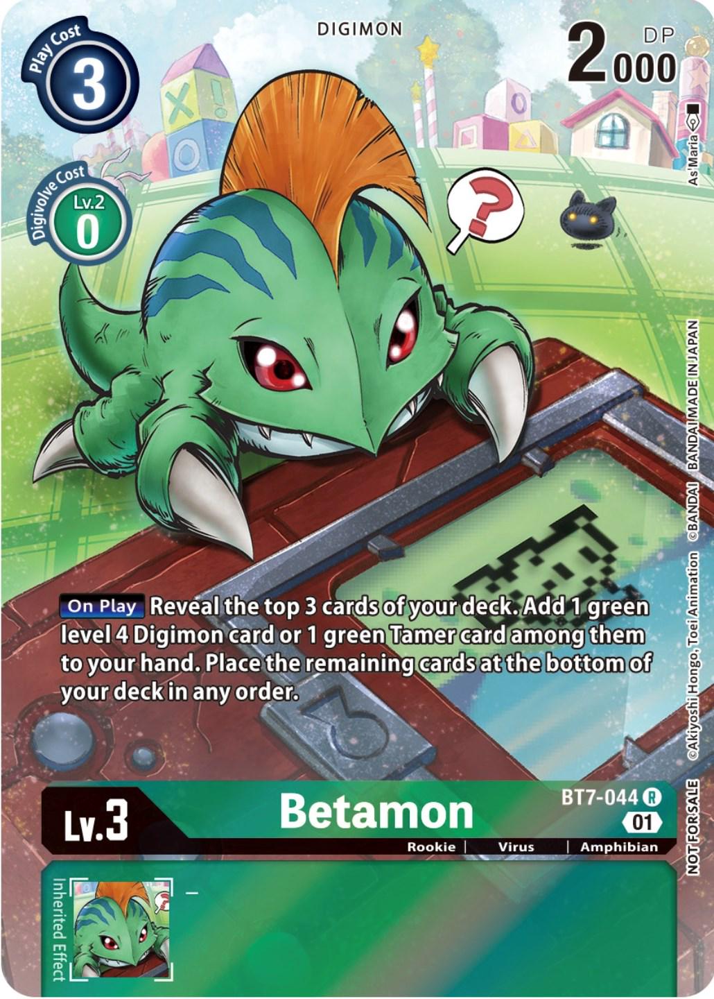 2022 Next Adventure Betamon [25th Special Memorial Pack Foil] #BT7-044 card
