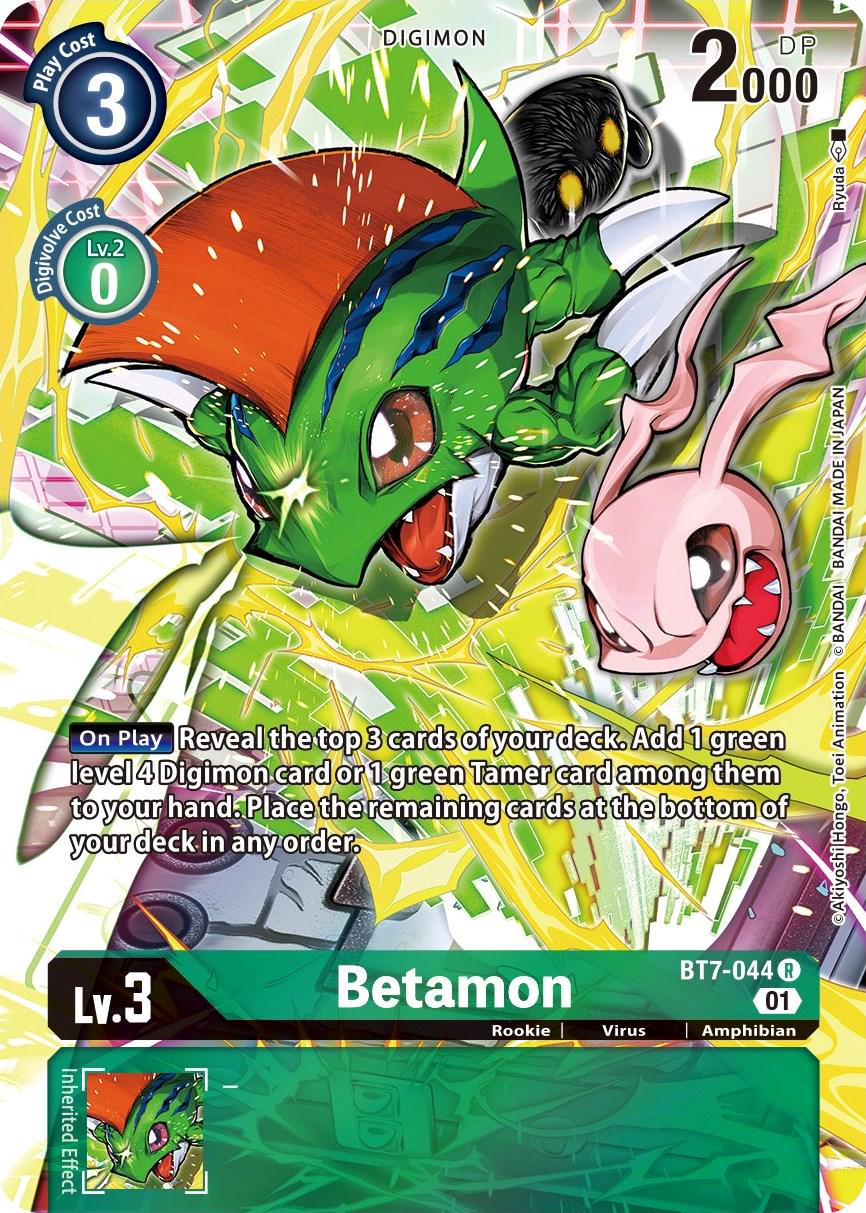 2022 Next Adventure Betamon [Alternate Art Foil] #BT7-044 card