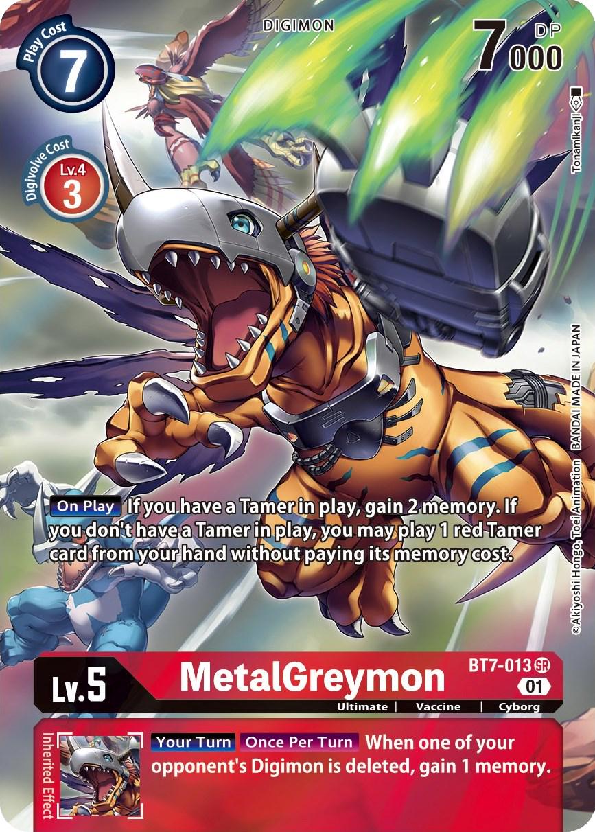 2022 Next Adventure MetalGreymon [Alternate Art Foil] #BT7-013 card