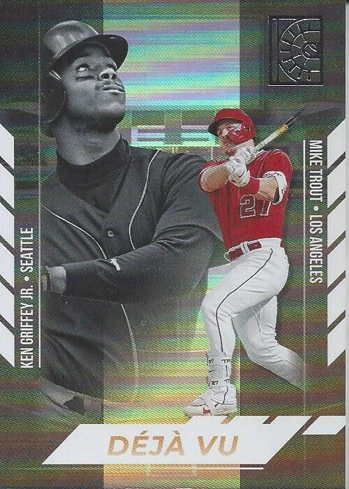 2022 Panini Capstone Deja Vu Ken Griffey Jr. , Mike Trout #DV-1 card