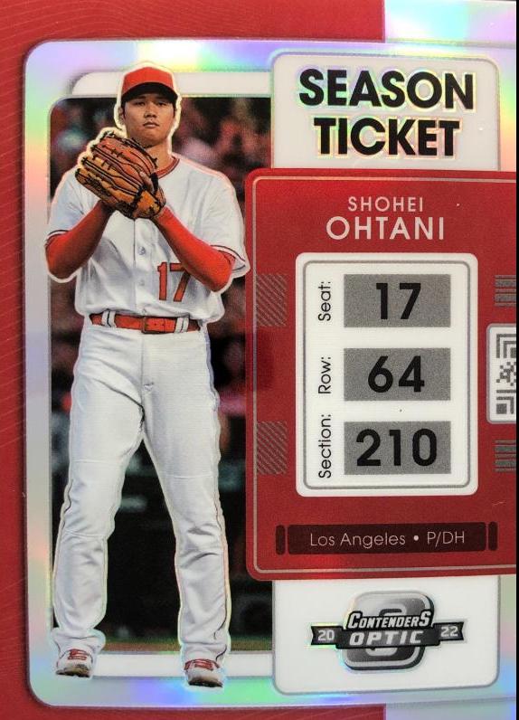 2022 Panini Chronicles Contenders Optic Shohei Ohtani #4 card