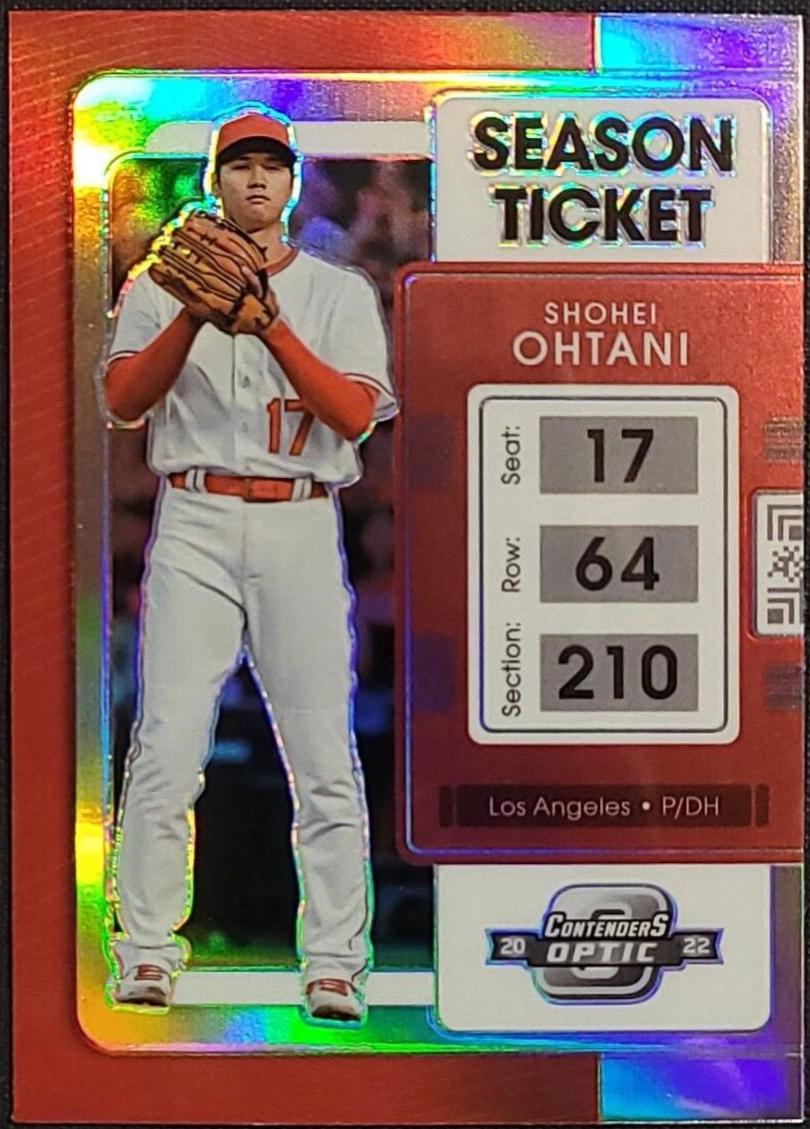 2022 Panini Chronicles Contenders Optic Shohei Ohtani [Holo] #4 card