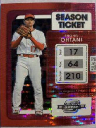 2022 Panini Chronicles Contenders Optic Shohei Ohtani [Pink Pulsar] #4 card