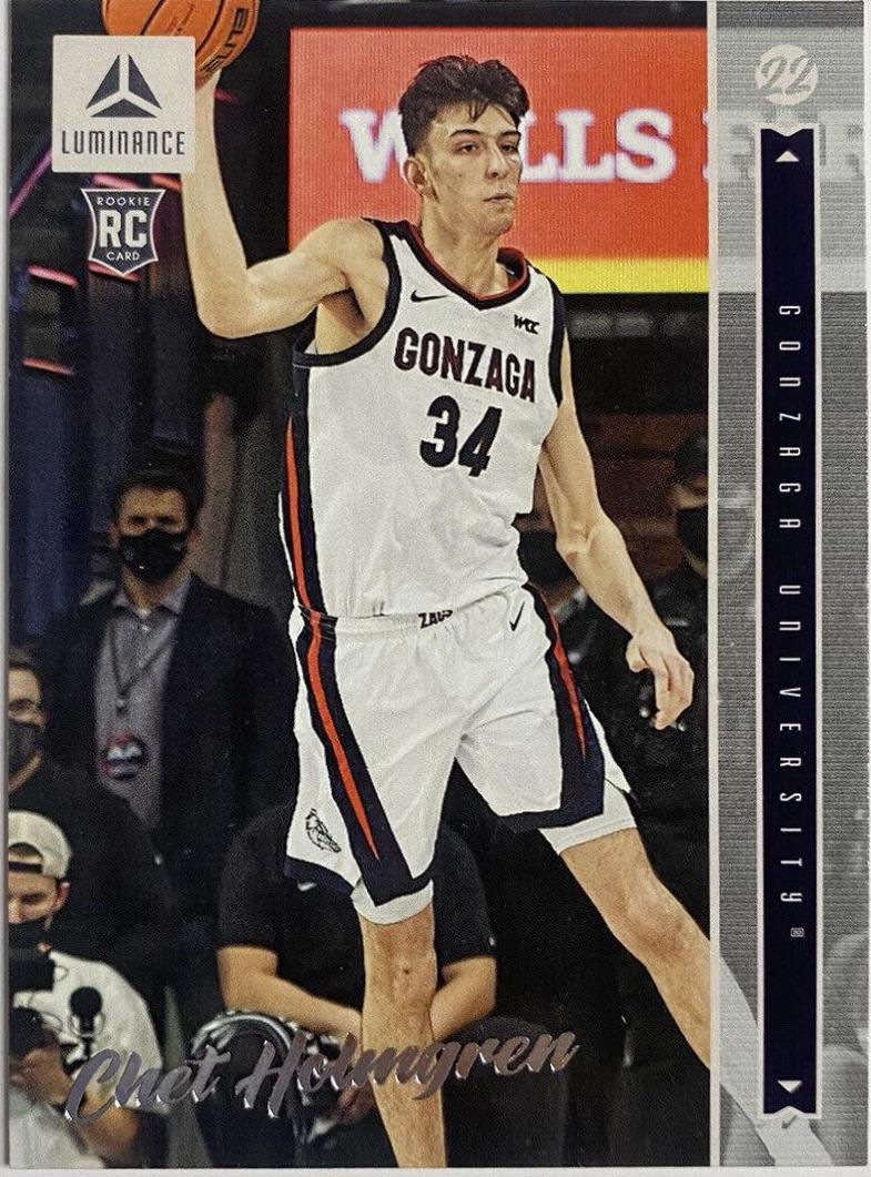 2022 Panini Chronicles Draft Picks Luminance Chet Holmgren #26 card