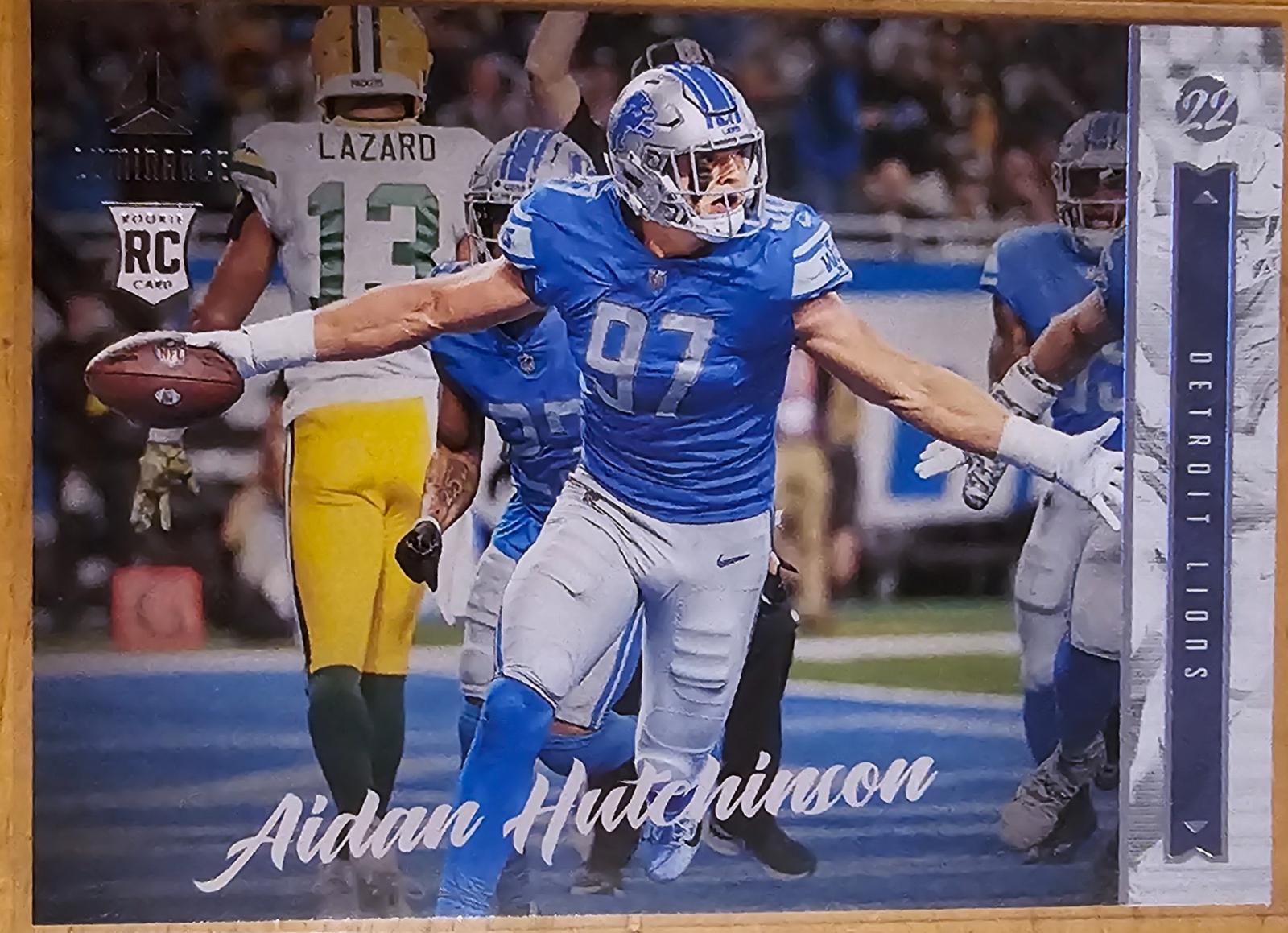 2022 Panini Chronicles Luminance Aidan Hutchinson #219 card