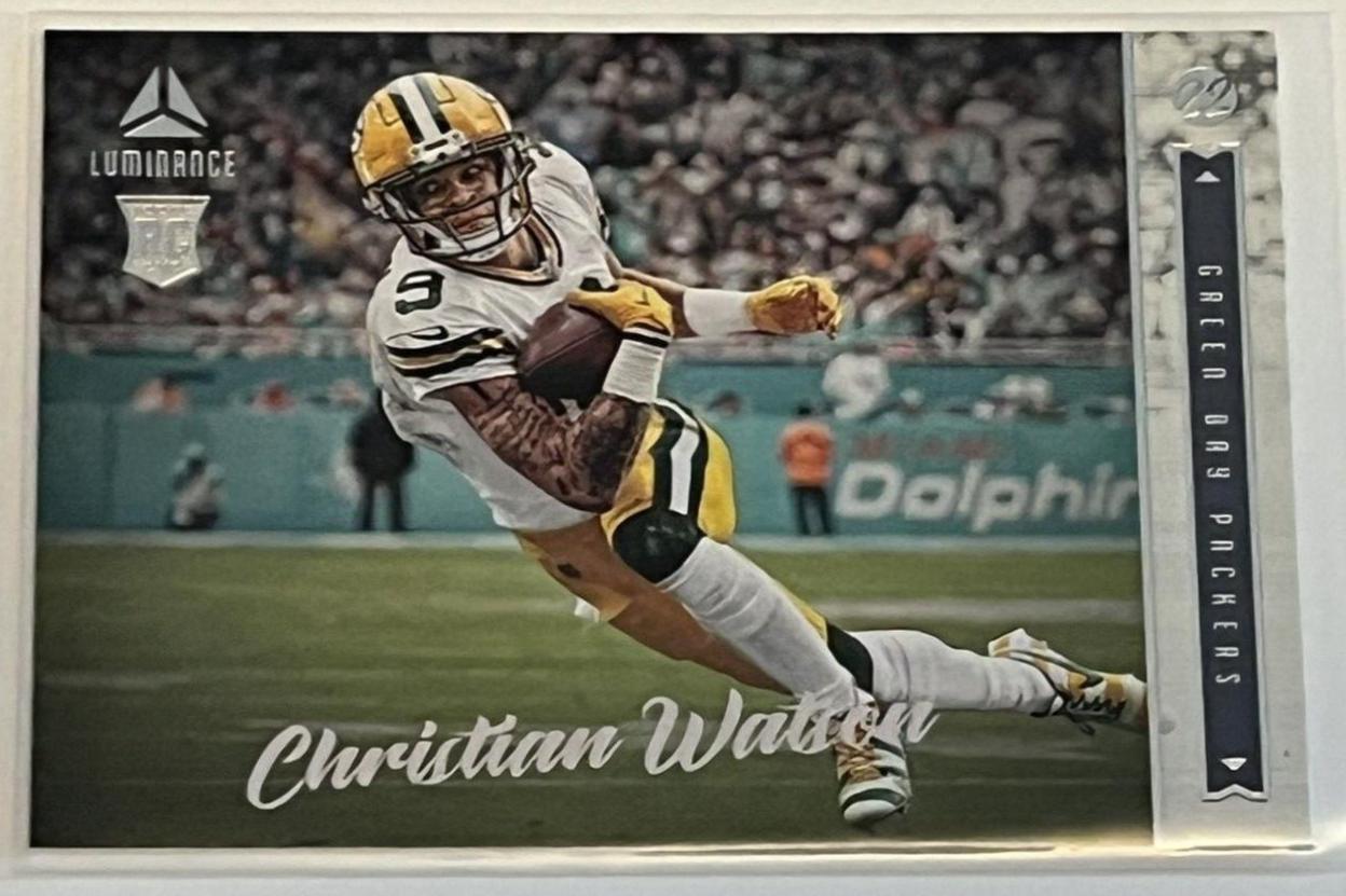 2022 Panini Chronicles Luminance Christian Watson #222 card