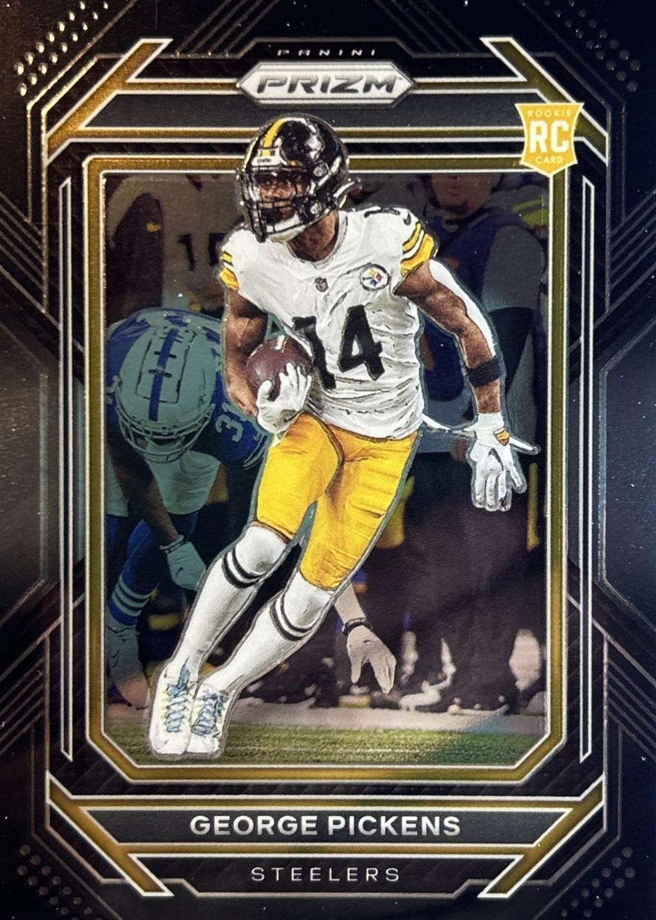 2022 Panini Chronicles Prizm Black George Pickens #PB-20 card