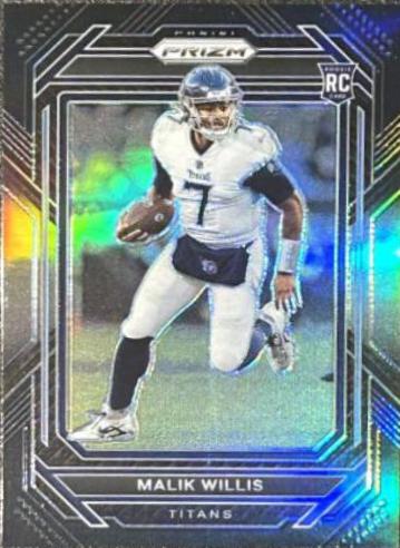 2022 Panini Chronicles Prizm Black Malik Willis [Silver] #PB-7 card