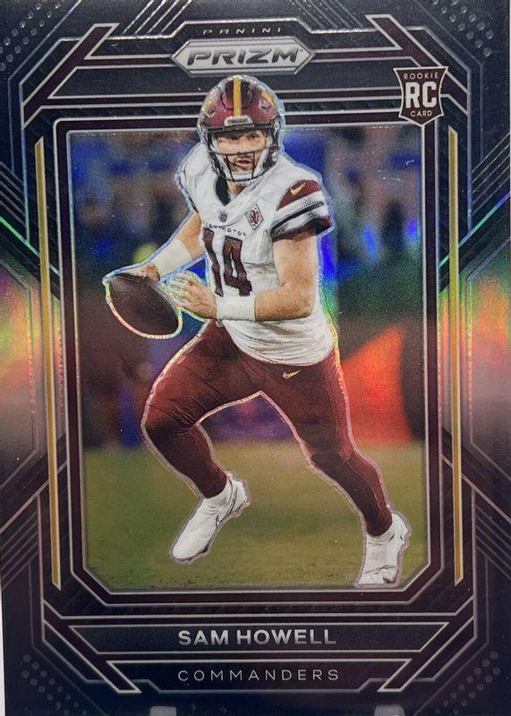 2022 Panini Chronicles Prizm Black Sam Howell [Silver] #PB-10 card