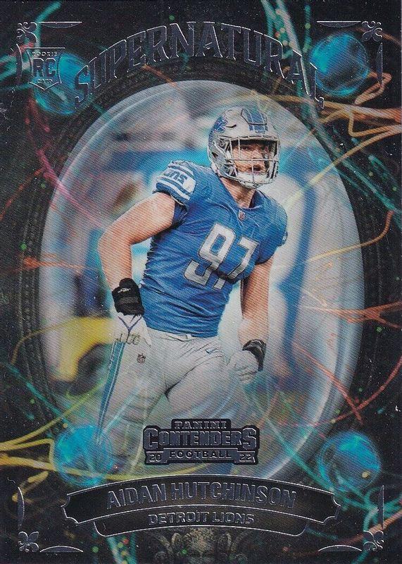 2022 Panini Contenders Supernatural Aidan Hutchinson #SN-AHU card
