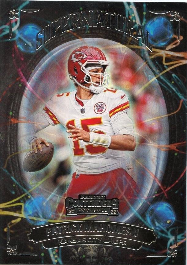 2022 Panini Contenders Supernatural Patrick Mahomes II #SN-PMA card